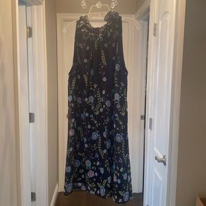Tahari high neck floral dress